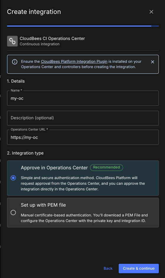 operations center integration