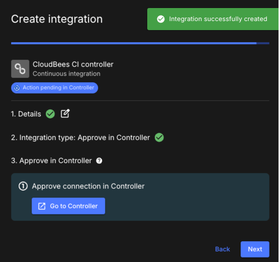 Approve controller integration