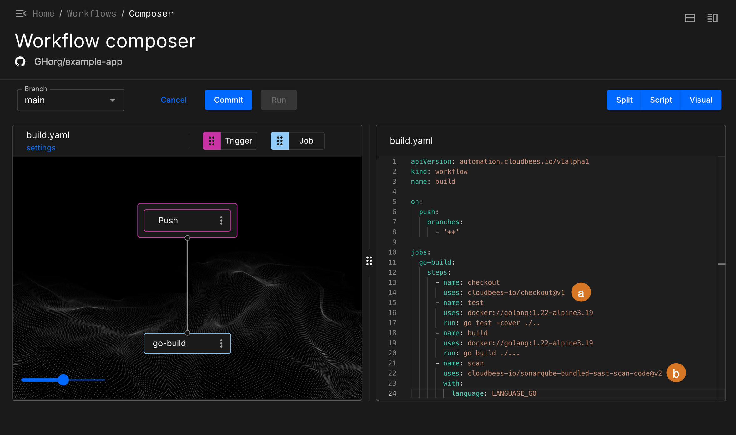 Proposed Go workflow